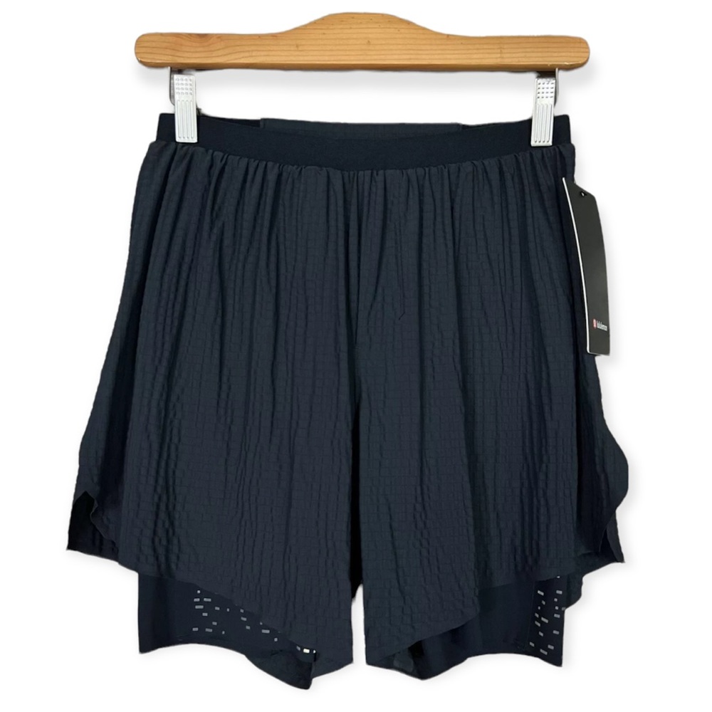 NWT Lululemon Surge Short 6” Length 10” Liner Special Edition Size S Black 7…